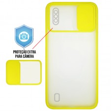 Capa para Samsung Galaxy A01 - Cam Protector Amarela